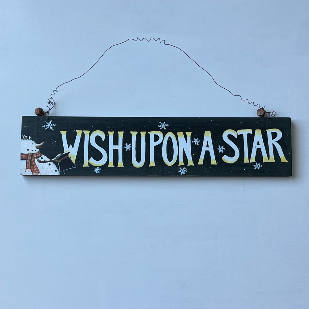 Wish Upon a Star Wall Sign